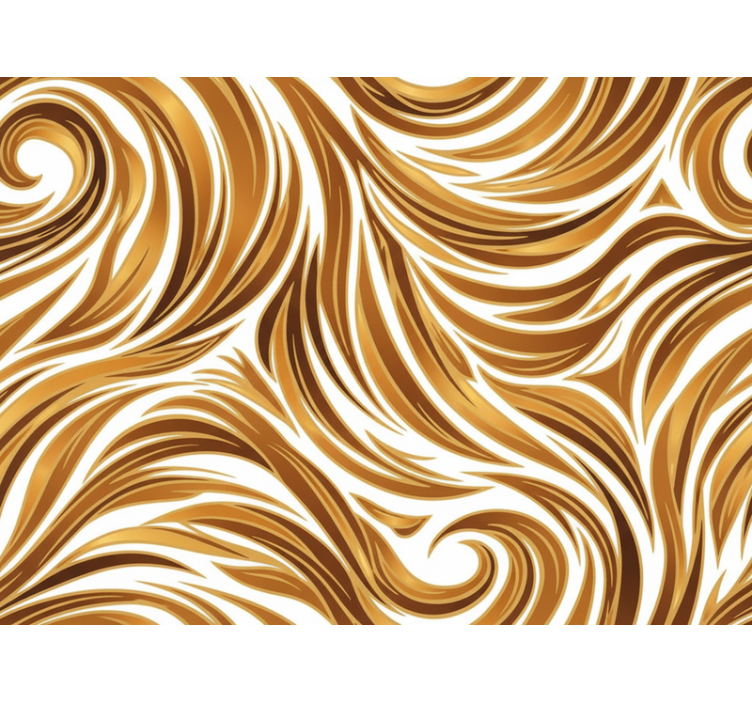 Papier peint vintage pelage doré optique - TenStickers