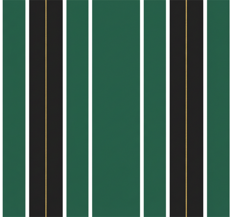 Papier peint ligne verticale motif rayé vert et noir - TenStickers