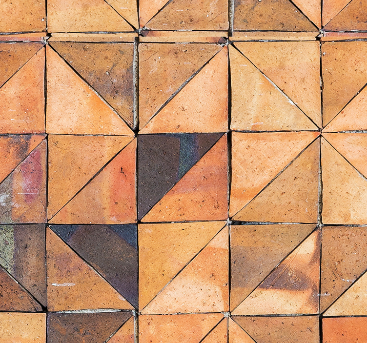 Papier peint salle de bain texturé en pierre vintage - TenStickers