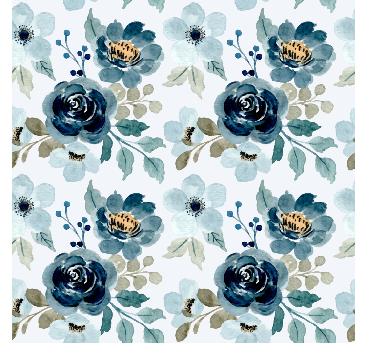 Papier peint floral motif bouquet floral - TenStickers