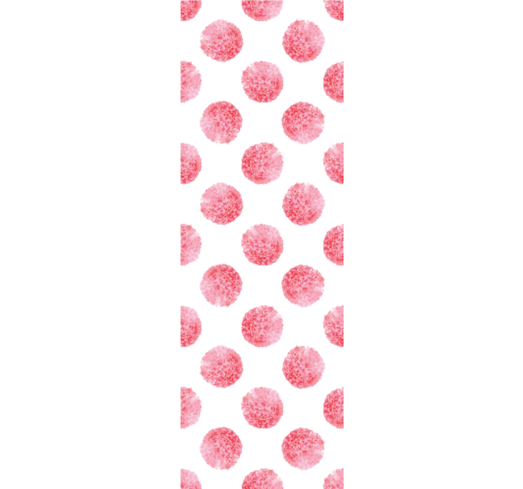 Papier peint cercles texture en pointillé - TenStickers