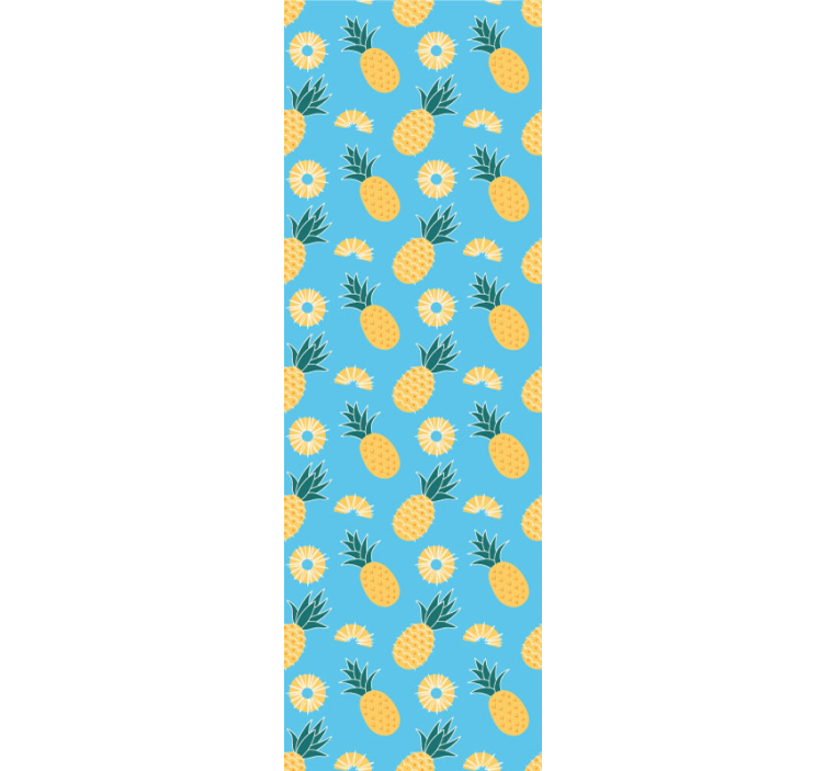 Papier peint animaux imprimé ananas tropical - TenStickers