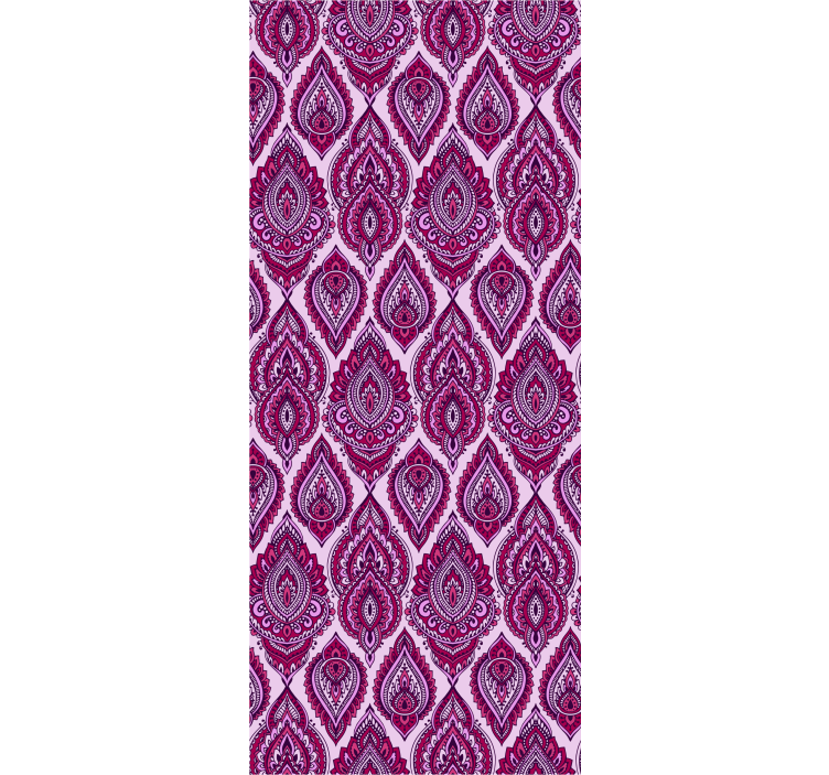 Papier peint ornemental cachemire orné - TenStickers