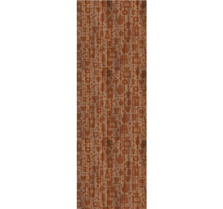 Papier peint cuisine motifs de cafétéria - TenStickers