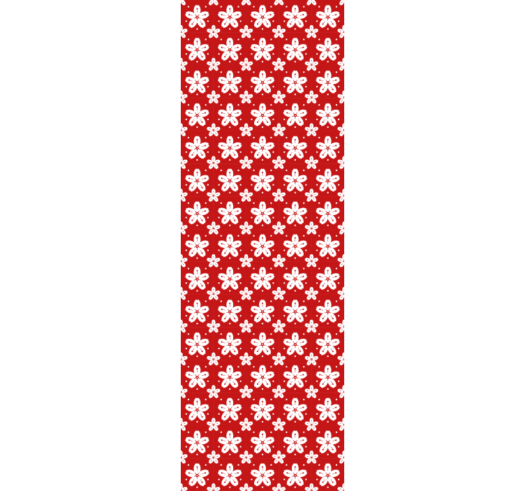 Papier peint fleurs ensemble à motif floral - TenStickers