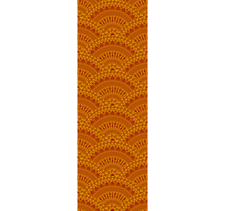 Papier peint géometrique motifs d'arcs géométriques - TenStickers