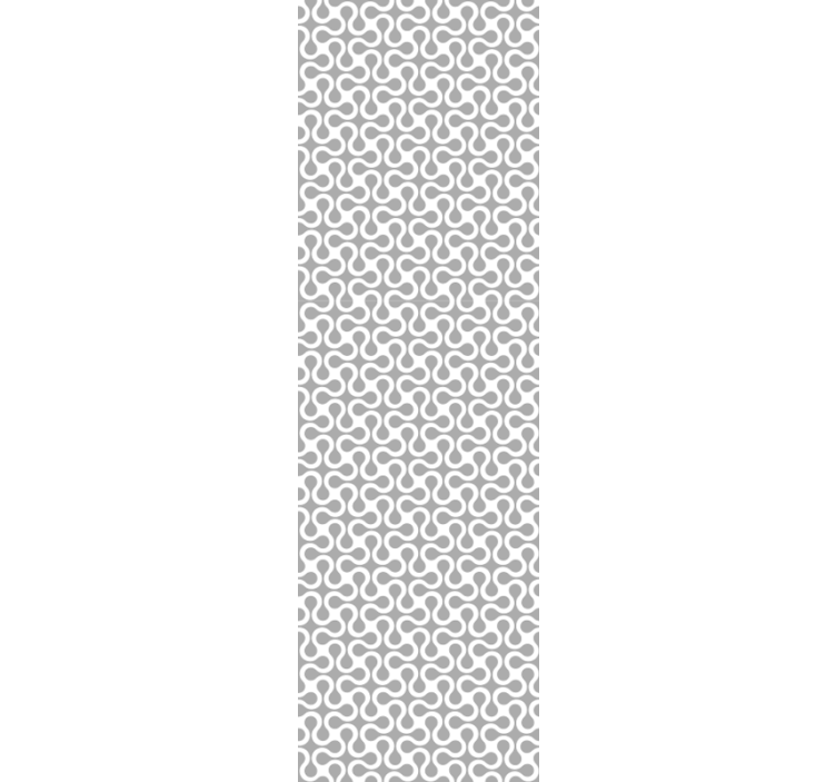 Papier peint gris longueurs d'onde géométriques - TenStickers