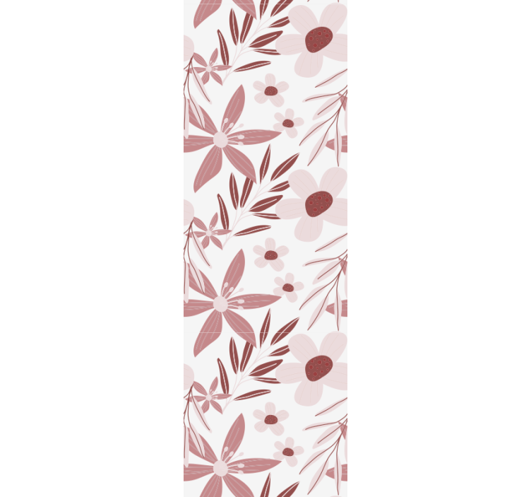 Papier peint floral motif floral - TenStickers