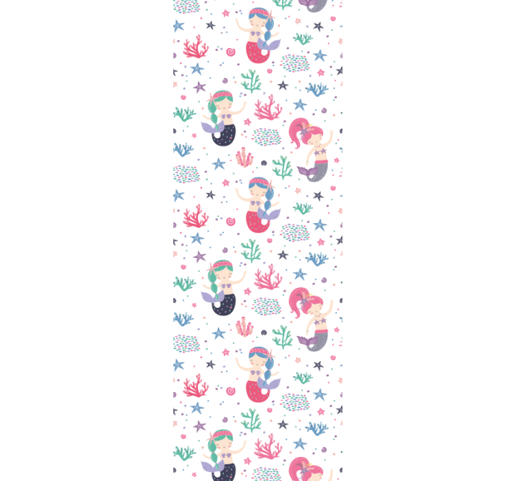 Papier peint chambre enfant aventure sous-marine des sirènes - TenStickers