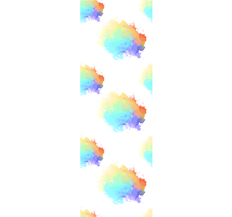 Papier peint abstrait motif abstrait coloré - TenStickers