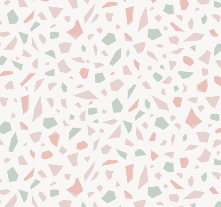 Papier peint géometrique inspiration terrazzo - TenStickers