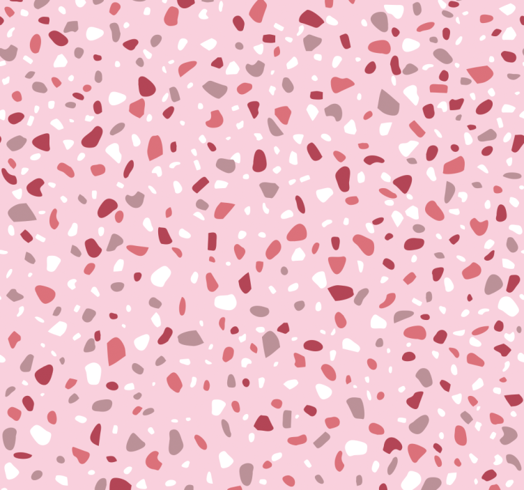 Papier peint cercles terrazzo texturé - TenStickers