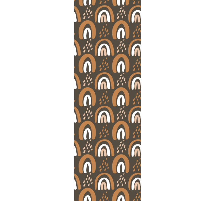 Papier peint géometrique motif d'arc géométrique - TenStickers