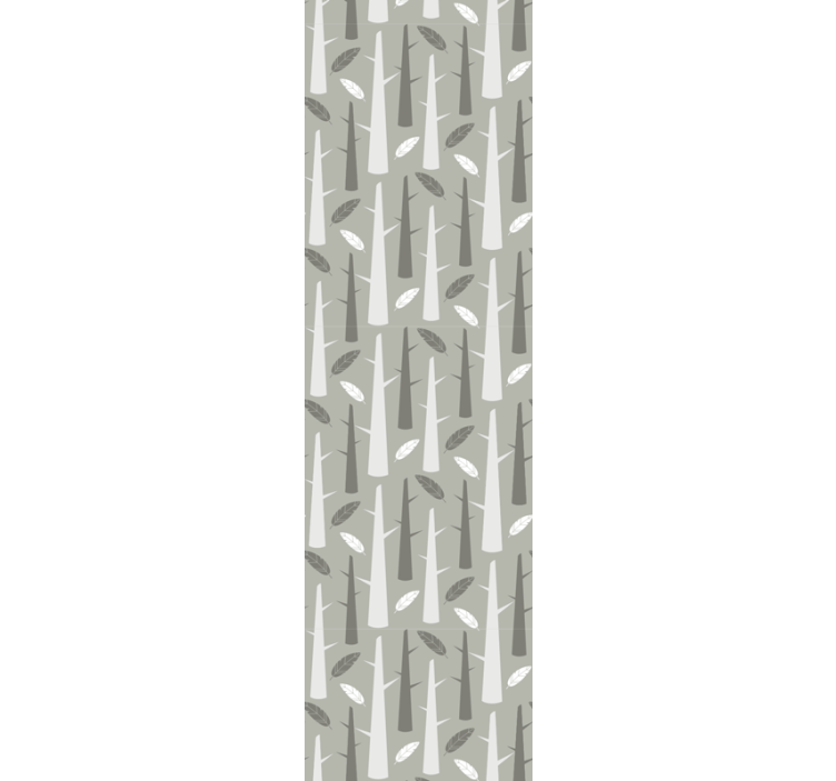 Papier peint arbre forêt de bouleaux - TenStickers