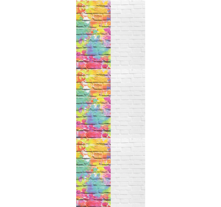 Papier peint art Rayures de peinture éclaboussures - TenStickers