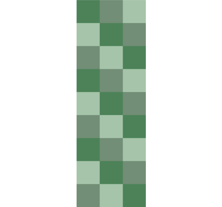 Papier peint carrés surface en damier - TenStickers