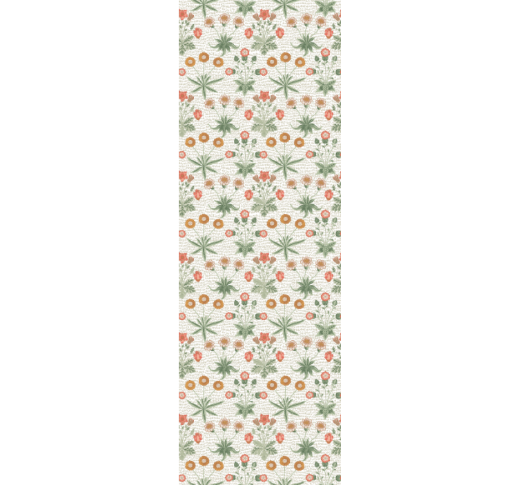 Papier peint floral répétition de motifs floraux - TenStickers