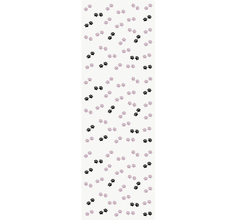 Papier peint chiens modèles d'empreintes de pattes - TenStickers