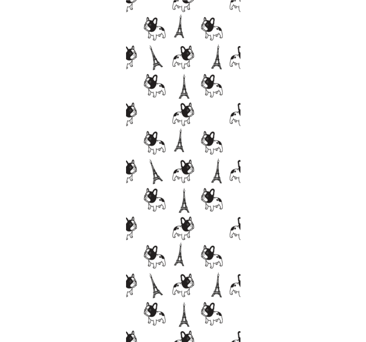 Papier peint chiens les cabots parisiens - TenStickers
