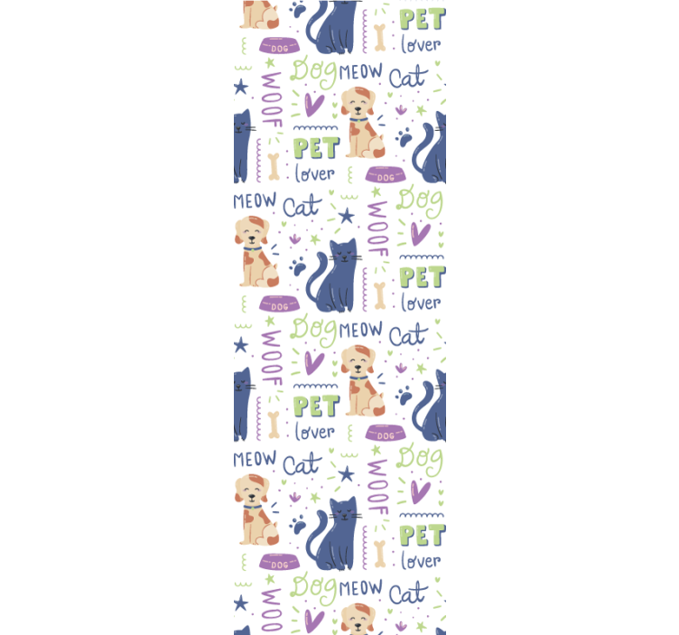 Papier peint animaux motif amoureux des animaux - TenStickers