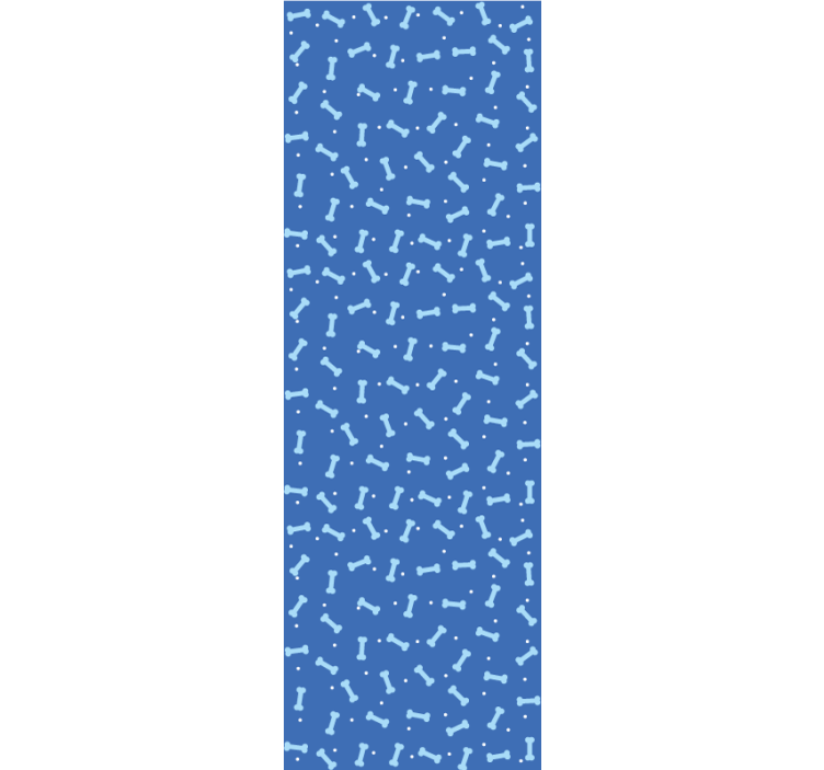 Papier peint chiens motif d'os géométrique - TenStickers