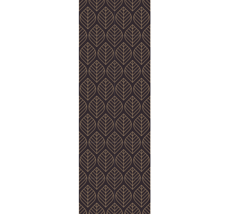 Papier peint feuilles élégance du motif de feuilles - TenStickers