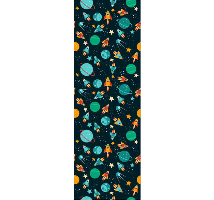 Papier peint moderne Espace design mignon pour les enfants - TenStickers