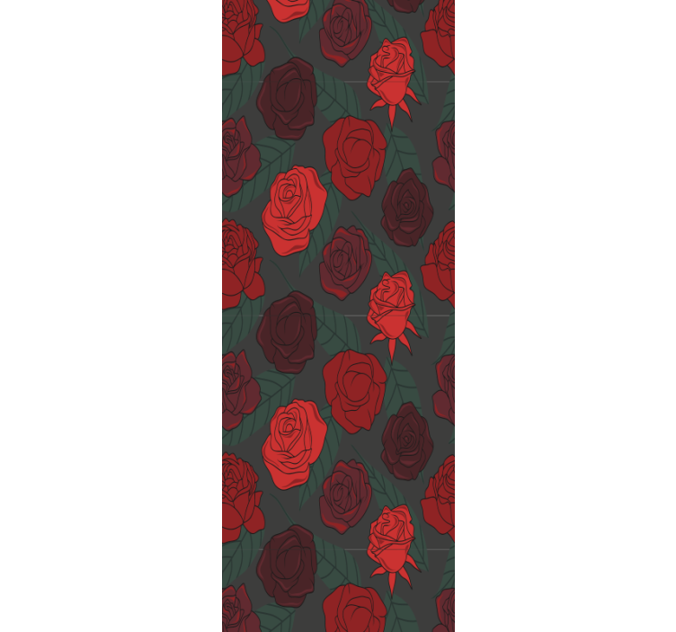 Papier peint floral élégance rosée - TenStickers