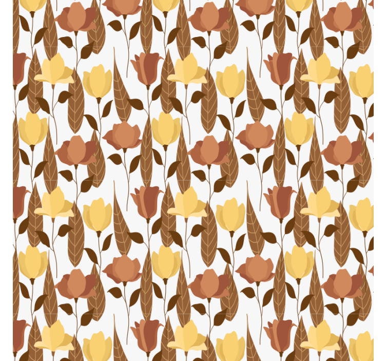 Papier peint floral affichage d'arrangements floraux - TenStickers