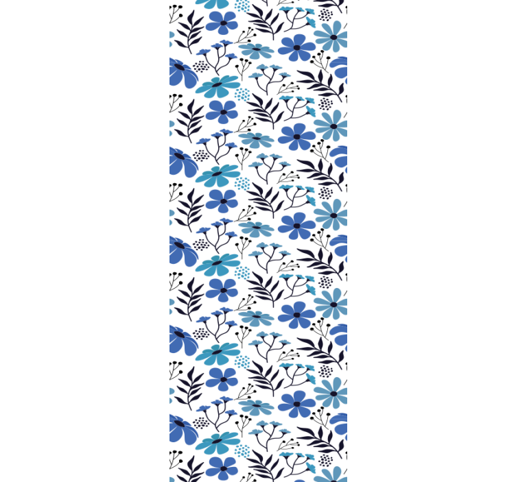 Papier peint floral imagerie botanique florale - TenStickers