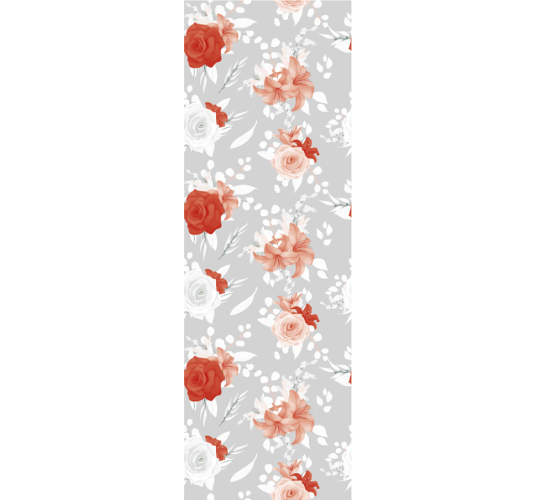 Papier peint floral conception d'arrangements floraux - TenStickers