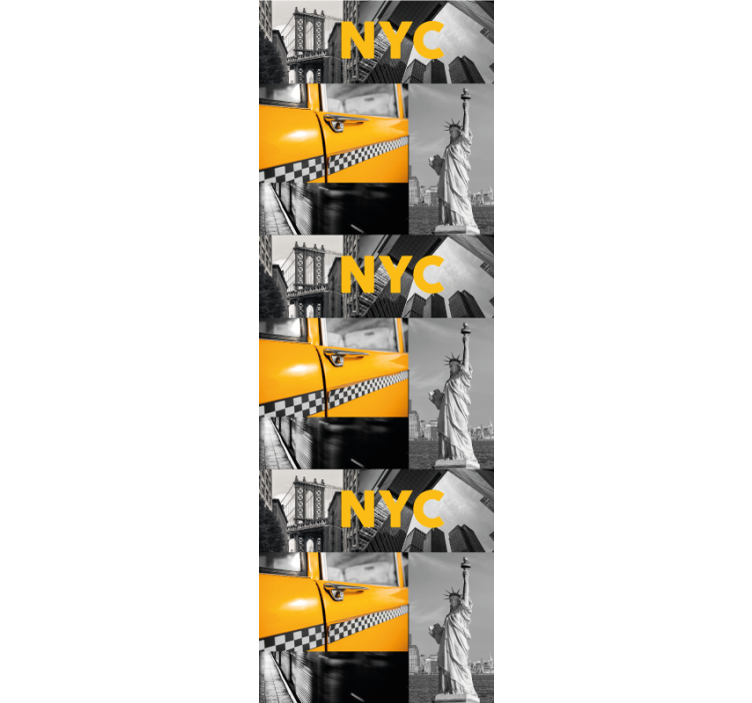 Papier peint ville collage urbain - TenStickers