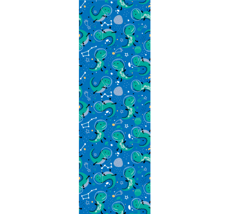 Papier peint dinosaures constellation de dinosaures - TenStickers