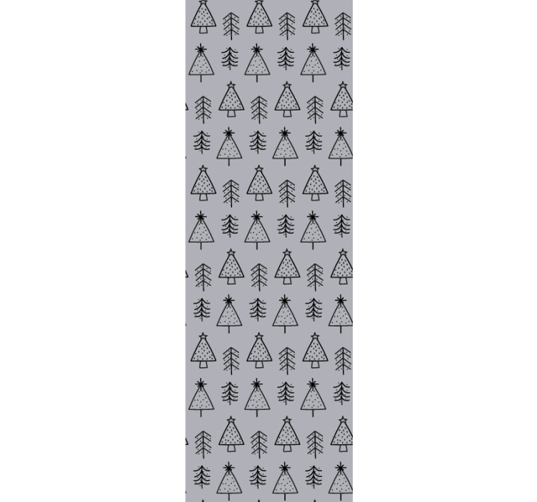 Papier peint noel décor à motif de pin - TenStickers