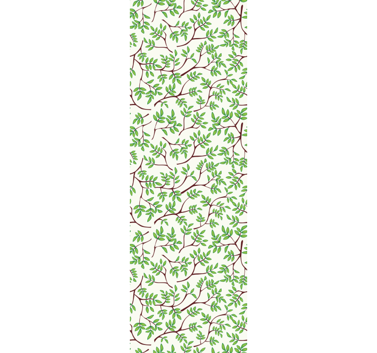 Papier peint feuilles branches botaniques - TenStickers