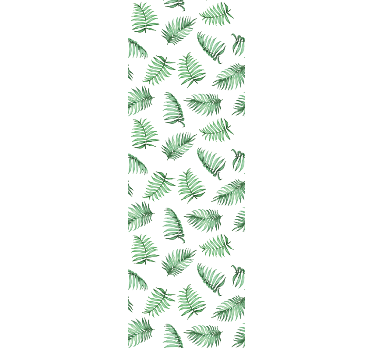 Papier peint nature Feuilles de palmier vertes - TenStickers