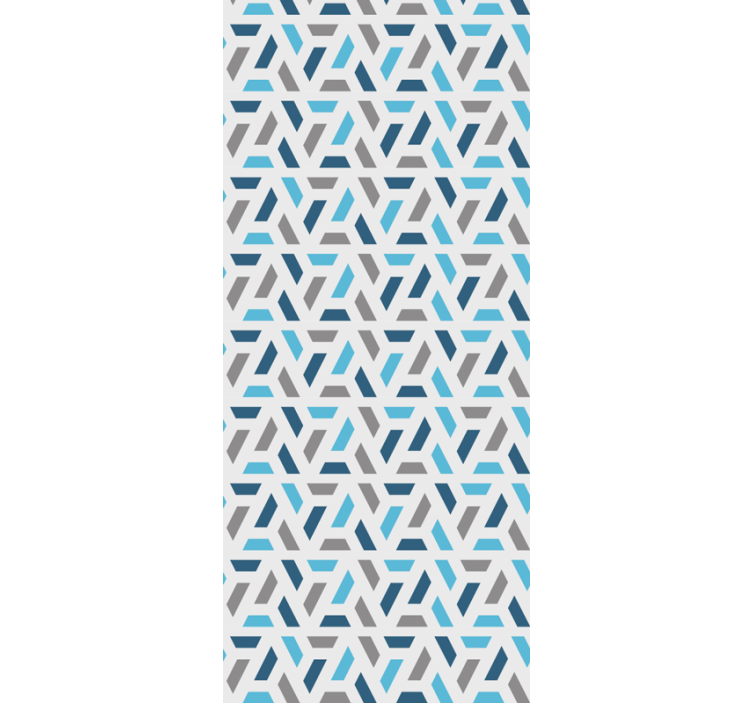 Papier peint géometrique motifs abstraits entrelacés - TenStickers