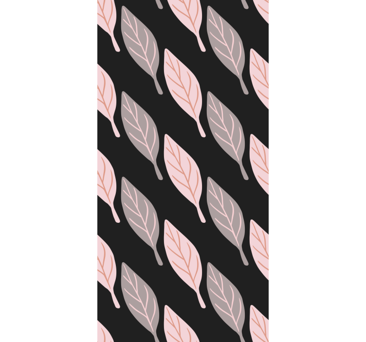Papier peint feuilles motif de feuillage élégant - TenStickers