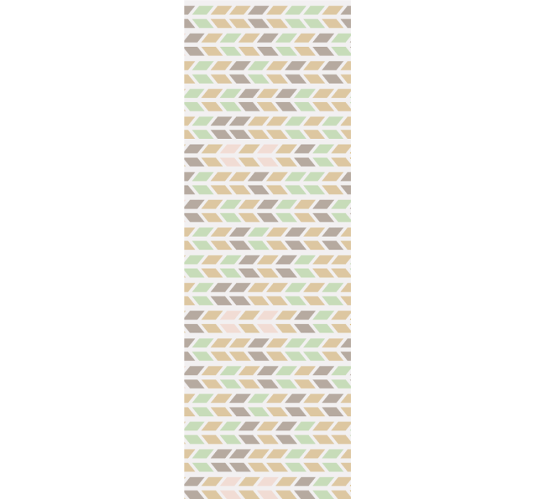 Papier peint ligne horizontale motif de flèche à chevrons - TenStickers