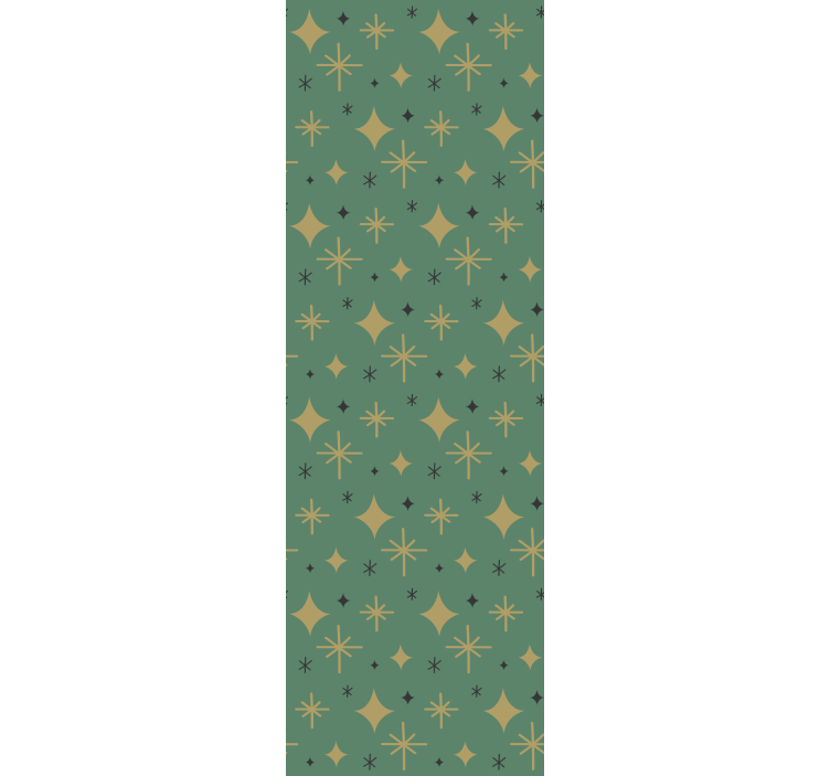 Papier peint noel géométrie festive - TenStickers