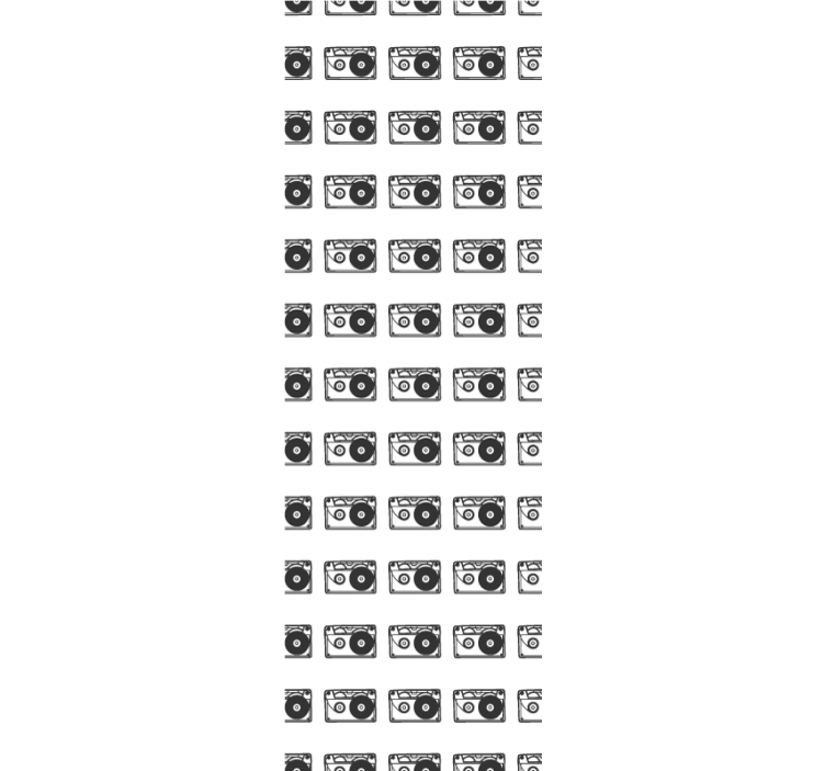 Papier peint ornemental modèle audio rétro - TenStickers