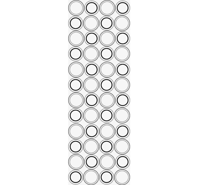 Papier peint cercles motif concaténé - TenStickers