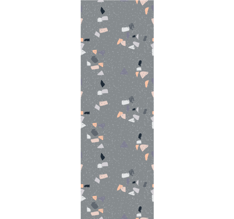 Papier peint abstrait confettis géométriques - TenStickers