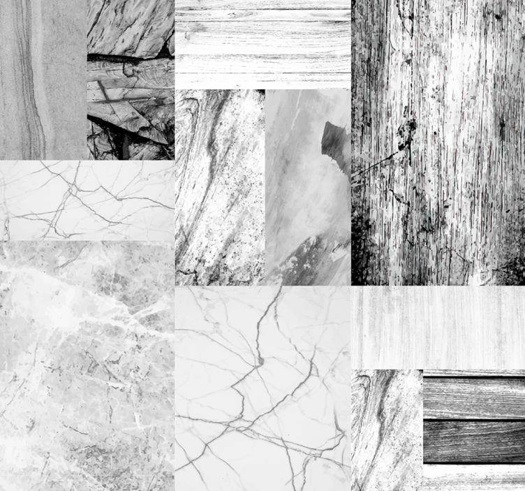 Papier peint salon espace texturé en marbre moderne - TenStickers