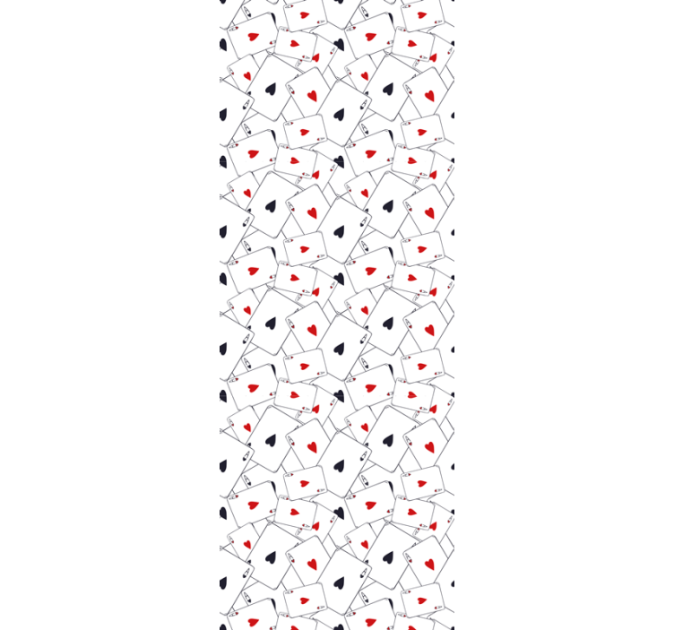 Papier peint texte modèles de cartes à jouer - TenStickers