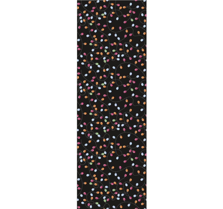 Papier peint noel motifs lumineux festifs - TenStickers