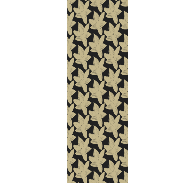 Papier peint salle de bain feuilles florales élégantes - TenStickers