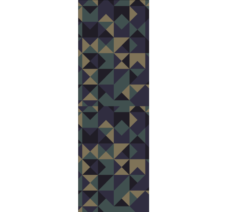 Papier peint triangles arrangement géométrique abstrait - TenStickers