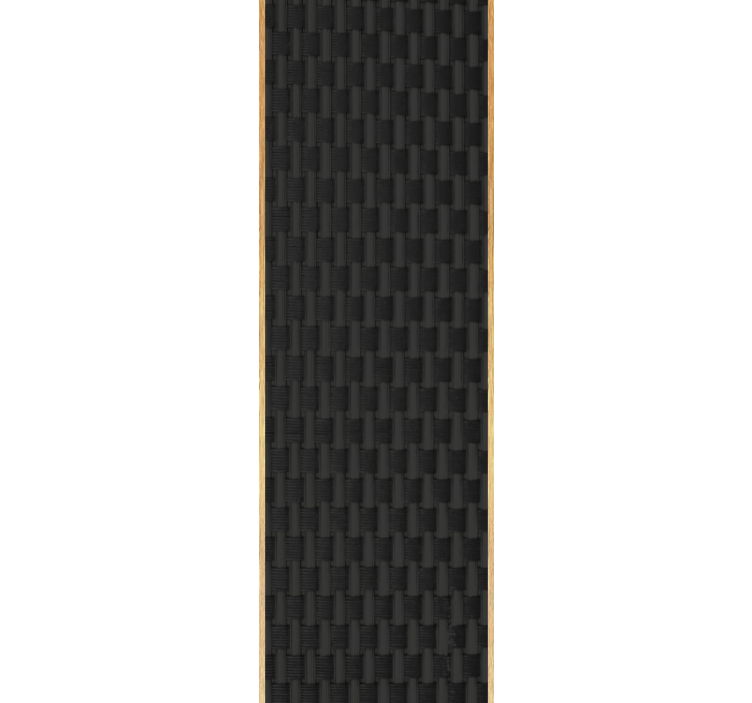 Papier peint bois Osier français noir de style bois - TenStickers