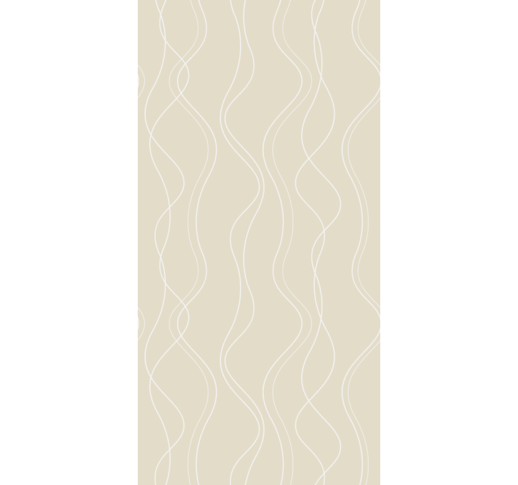 Papier peint ligne verticale motif de vagues subtil - TenStickers